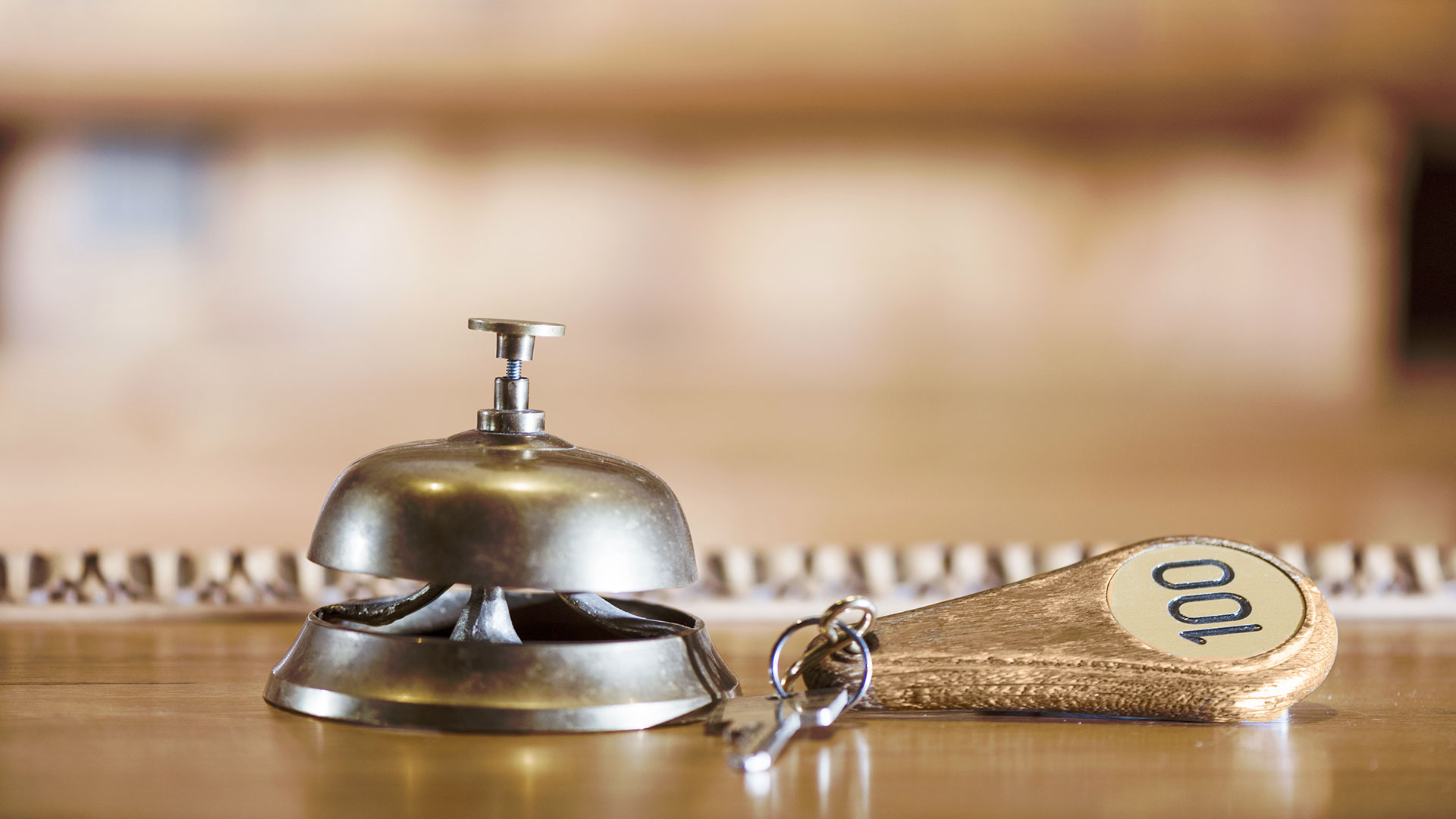 the bell at the reception of Verdinserhof